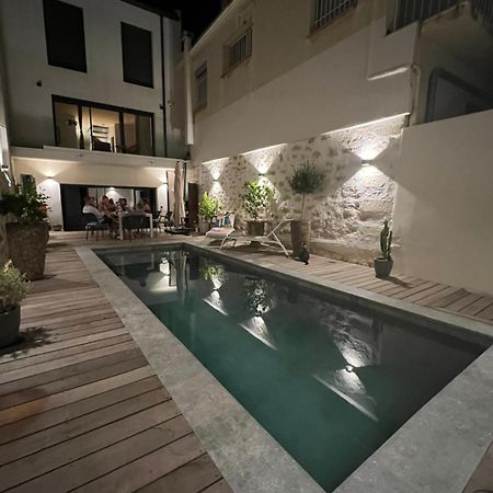 Chambre Dans Maison De Ville Avec Piscine Et Garage En Centre Ville Montpellier Bagian luar foto